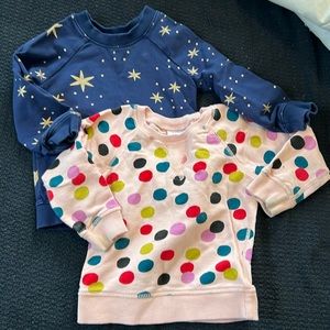 Lot of 2- Hanna Andersson sweatshirts